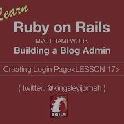 Learn Ruby On Rails Tutorials For Beginners Building Admin System Lesson 17