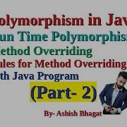 Polymorphism In Java Method Overriding With Its Rule With Program Part 2 Java Tutorial 32