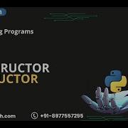 35 Python Tutorial For Beginners Constructor And Destructor