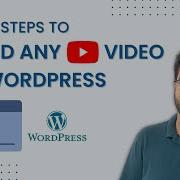 Easily Embed YouTube Video On Wordpress Where To Get Embed Code Start Time Change Settings