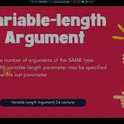 7 Java Programming Variable Length Arguments