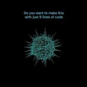 Creating Cool Virus Design In Python With 9 Lines Of Code Python Viral Coding Shorts Turtle