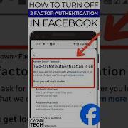 How To Turn Off 2 Factor Authentication In Facebook App 2025 Guide