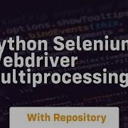 Python Selenium Webdriver Multiprocessing