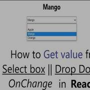 How To Get DropDown Selected Value In React With OnChnage Get Select Box Value In React Js