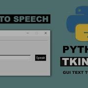 Text To Speech GUI Convertor Using Tkinter In Python