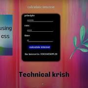 Making A Simple Interest Calculator Using Pure HTML CSS And JS Javascript Beginners Tutorial