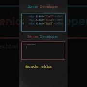 Junior Developer Vs Senior Developer Programming Coding Html Css Javascript Dsa Webdeveloper