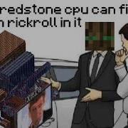 RICKROLL On REDSTONE COMPUTER In MINECRAFT World Download
