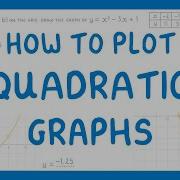 GCSE Maths How Do You Plot A Quadratic Curve 2026 27 Exams