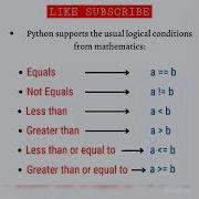 PYTHON LOGICAL CONDITIONS Python Pythoncode Machinelearning Iot Blockchain Data Ai Math