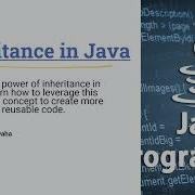 Inheritance In Java OOPS Concept Code Reusability