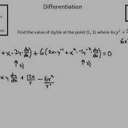 A Level Mathematics 9709 Implicit Differentiation Example 2