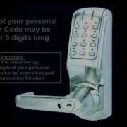 Programming The Master Code For The Codelocks CL5000 Series Electronic Lock