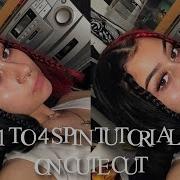 1 To 4 Spin Tutorial Cute Cut Tutorial