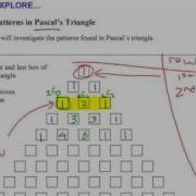 PC12 11 3a Pt1 Pascal S Triangle And Combinatorics