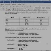 High Low Method To Separate Mixed Cost Into Fixed Cost Variable Cost
