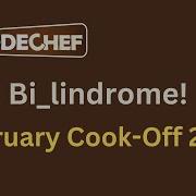 Bi Lindrome February Cook Off 2023 Solution With Explanation And C Source Code