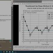 Auditory Psychophysics Using Python And Psychopy Video 7 Staircase Estimation Of Threshold