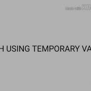 PYTHON PROGRAM TO SWAP TWO VARIABLES WITH AND WITHOUT USING TEMPORARY VARIABLE G PROGRAMMING