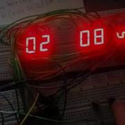AVR Projectdemo 7SEGMENT LCD Clock With ATmega168