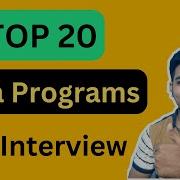 Top 20 Java Programs For Beginners Interview Learn Java With CODE NOTES