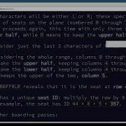 Programming With Scott Advent Of Code 2020 Day 5 Solved With Python