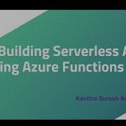 Building Serverless API Using Azure Functions