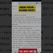 Run Selenium Project Using Jenkins Pipeline