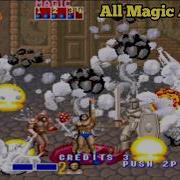 Golden Axe 1989 All Magic Attacks