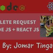 DELETE Request Using Node Js And React JS
