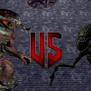Cyberdemon Vs Sentry Bot DOOM 3 Monster Infighting RETRO ARENA Boss Battles