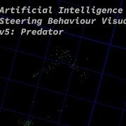 AI Steering Behaviour Visualisation V5 Predator