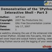 The IPython Interactive Shell 3 5