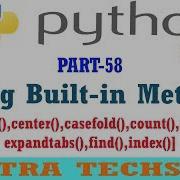 58 Python Beginners Tutorial Built In Strings Method In Python Tamil I