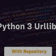 Python 3 Urllib