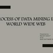 Process Of Data Mining In World Wide Web
