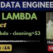 14 AWS Lambda Practical Project AWS Data Engineering