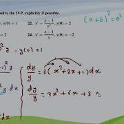 Initial Value Problem Explicitly Solution