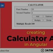 Calculator App In Angular Step By Step Taking User Input Adding Events
