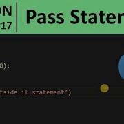 Python Tutorial 17 Pass Statement In Python Programming