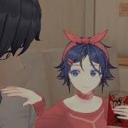 Pocky Game With Short Haired Mita SFM MiSide