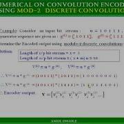 03 Convolution Encoder Using Mod 2 Discrete Convolution