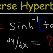 Derivatives Of Inverse Hyperbolic Composite Trig Functions