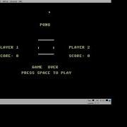 Commodore C64 1 SPRITE Pong Written In Basic