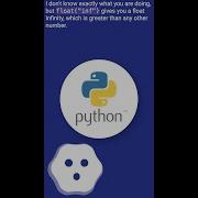 How Can I Represent An Infinite Number In Python Shorts