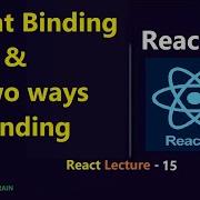 Event Binding 2 Way Binding React Lecture 15 React Interview Theprogrammertrain