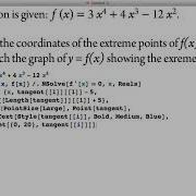 Mathematica Tutorial 02 Determining And Plotting The Extreme Values Of A Curve