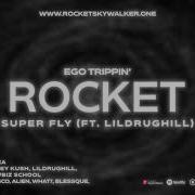ROCKET Super Fly Ft LILDRUGHILL Prod By Manyice Official Audio Visualizer
