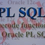 Decode Function In Oracle Plsql